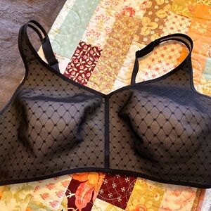 Lululemon Athletica Black Mesh Bra
